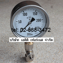 kromschroder Pressure Gauge Push Button Valve